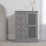 Lucy Cane Grey Compact Wardrobe Grey