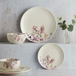 Honesty Pastel Floral 12 Piece Dinner Set Multi coloured