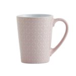 Set of 4 Pink Diamond Mugs Pink