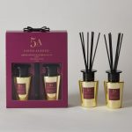 5A Fifth Avenue Rose and Oud Set of 2 80ml Diffusers Purple