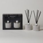 Bling Set of 2 Reed Diffusers Silver
