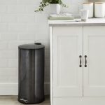 Contemporary Pewter 30 Litre Pedal Bin Pewter
