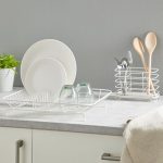 Wire Cream Dish Drainer Cream