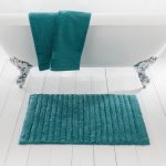 Ribbed Kingfisher Bath Mat Kingfisher (Blue)