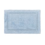 Dorma Silk Blend Sky Bath Mat Blue