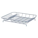 Wire Matt Navy Dish Drainer Navy