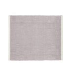Set of 2 Herringbone Metallic Weave Mauve Placemats Mauve