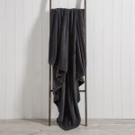 Soft Fleece 200cm x 200cm Throw Charcoal