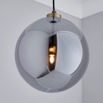 Tanner 1 Light Smoke Ceiling Fitting Smoke (Grey)