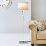 Como Chrome Floor Lamp Chrome