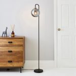Tanner Black Floor Lamp Black