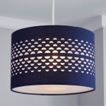 Hanbury 30cm Navy Lamp Shade Navy