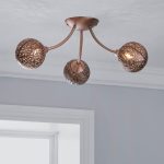 Allie 3 Arm Bronze Ceiling Fitting Bronze