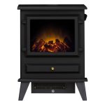 Hudson Electric Stove in Black Black