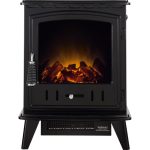 Aviemore Electric Stove in Textured Black Black
