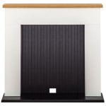 Innsbruck Stove Fireplace in Pure White White