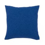Cobalt Barkweave Cushion Cobalt Blue