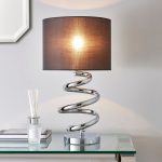 Etta Touch Grey Table Lamp Grey
