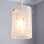 Grayson Easy Fit Polka Dot Glass Pendant Clear
