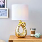 Sidney Gold Table Lamp Champagne