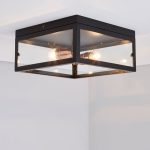 Aneska Black and Copper Flush Fitting Black