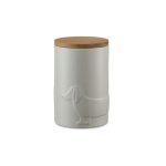Sausage Dog Small Kitchen Canister Cream
