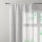 Camden White Slot Top Single Voile Panel White