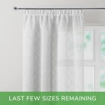 Macie White Embroidered Tape Top Single Voile Panel White