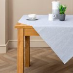 PVC Grey Tablecloth Grey