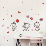 Disney Marie Wall Stickers MultiColoured