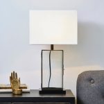 Maya Display Case Table Lamp Black