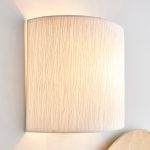 Taora Paper Shade Ivory Wall Light Ivory