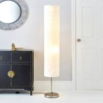 Taora 2 Light Paper Shade Ivory Floor Lamp Ivory