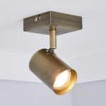 Newark Bronze Spotlight Ceiling Fitting Bronze
