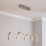 Alpinn Integrated LED Nickel Ceiling Fitting Nickel