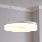 Mickie Integrated LED White Hoop Fitting White