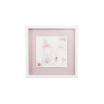 Pretty Little Bunny Wall Art Pink