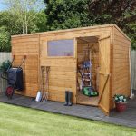 8ft x 10ft Winchester Wooden Shiplap Shed Natural