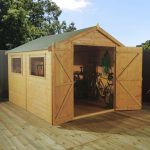 10ft x 8ft Winchester Shiplap Apex Premium Shed Natural