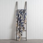 Geo Triangles 130cm x 180cm Throw Blue
