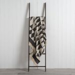 Geo Triangles 130cm x 180cm Throw Black