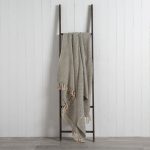 Chevron 130cm x 180cm Throw Grey