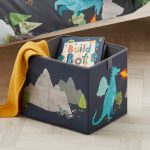 Knights and Dragons Pack of 2 Collapsible Storage Boxes MultiColoured