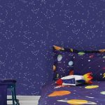 Space Wallpaper Navy