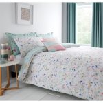 Confetti Reversible Duvet Cover and Pillowcase Set White