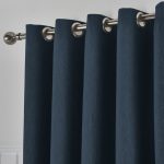 Tyla Navy Blackout Eyelet Curtains Navy