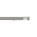 Lexington Diamante Chrome Eyelet Metal Curtain Pole Dia. 28mm Chrome