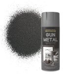 Rust-Oleum Gun Metal Grey Metallic Spray Paint 400ml Gun Metal (Grey)