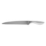 Stainless Steel Bread Knife Silver
