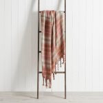 Check Woven 130cm x 180cm Throw Blush